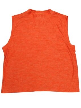 Calia Orange Cropped Tank Size Small Athletic Sleeveless Workout Top